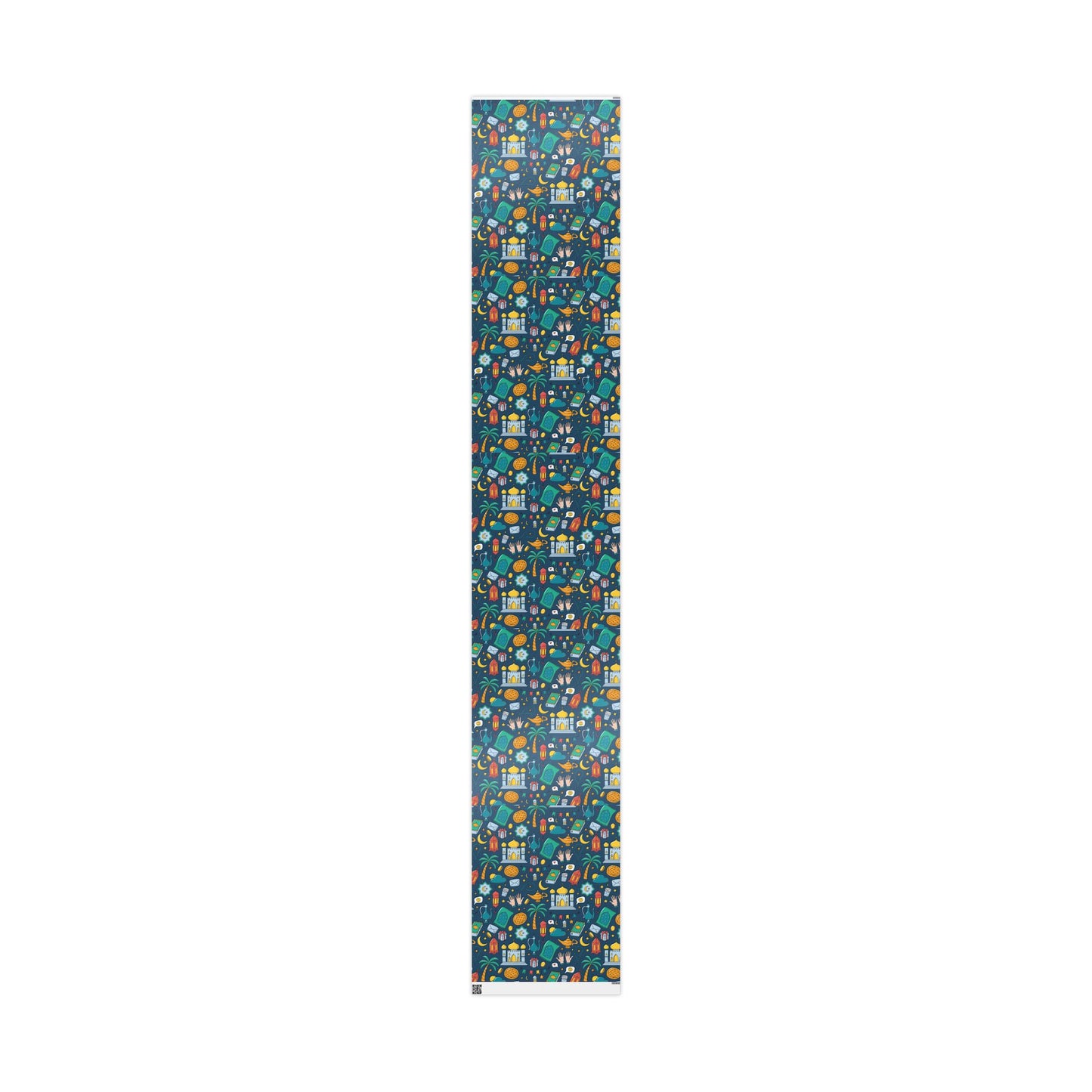 Colorful Islamic Gift Wrapping Paper – Festive Eid & Ramadan Doodle Design