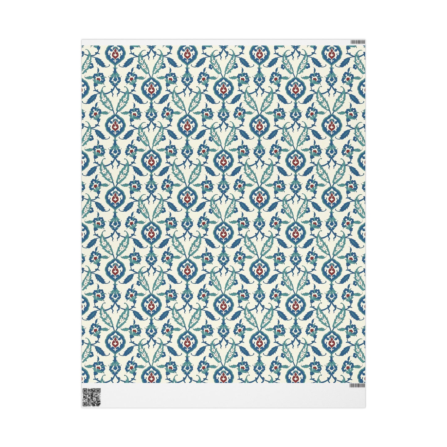Wrapping Paper - Islamic Ottoman Floral Pattern Gift Wrap Papers