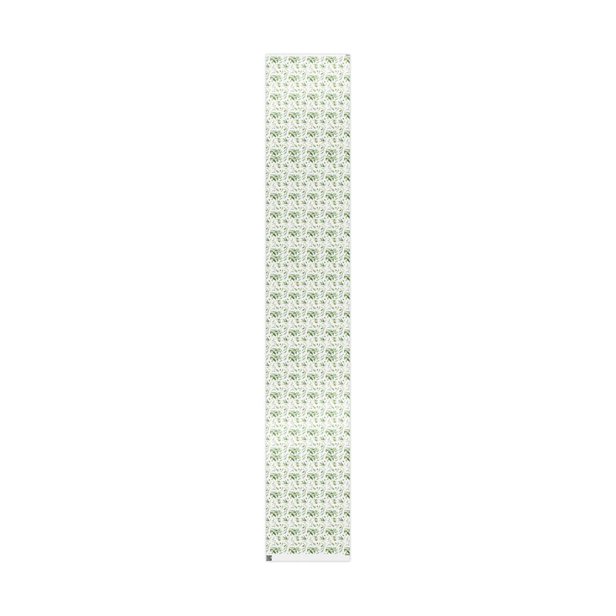 Olive Branch and Leaf Islamic Gift Wrapping Paper – Watercolor Olive Leaf Design for Eid, Ramadan & Special Occasions – Taqw