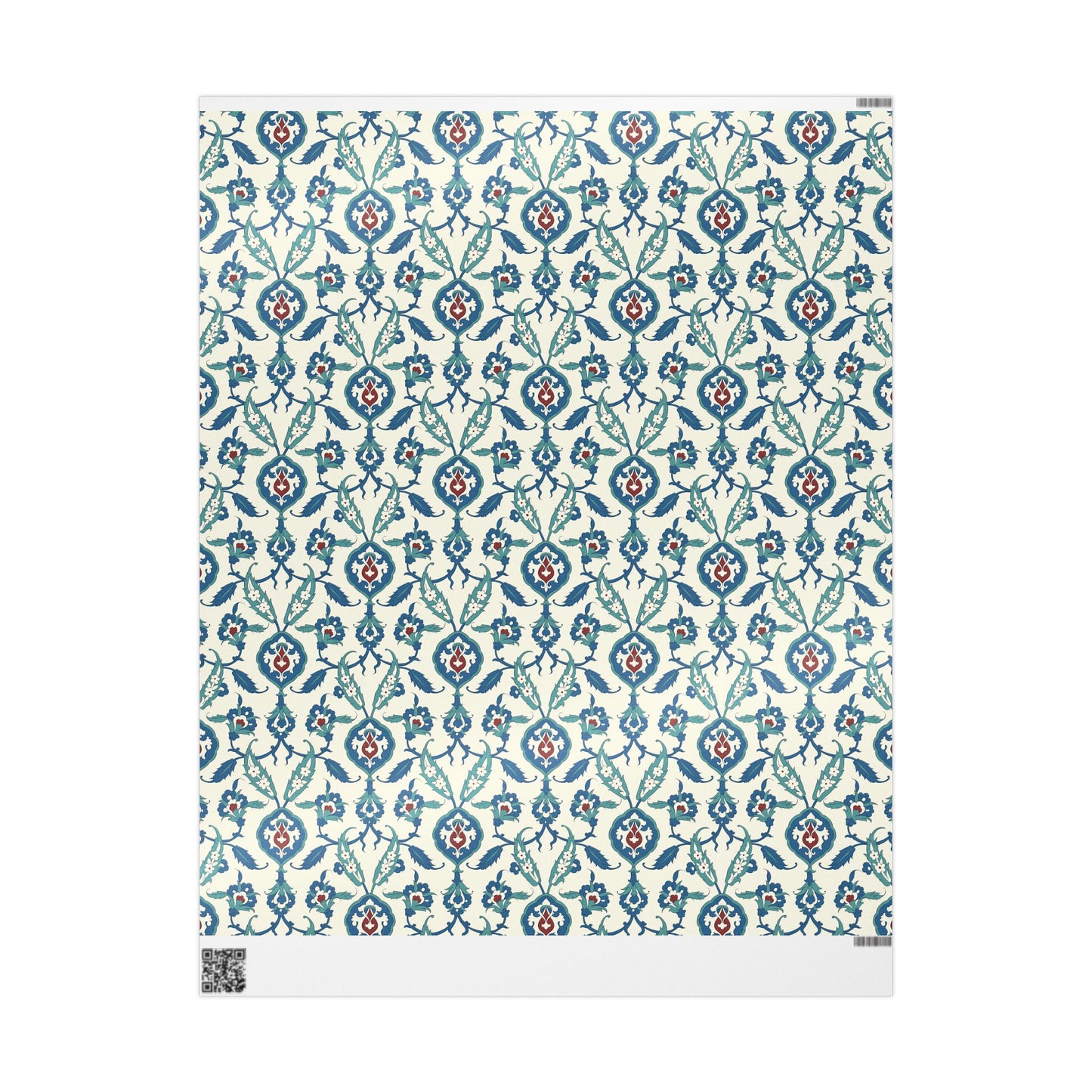 Wrapping Paper - Islamic Ottoman Floral Pattern Gift Wrap Papers