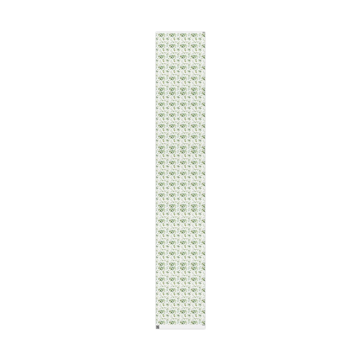 Olive Branch and Leaf Islamic Gift Wrapping Paper – Watercolor Olive Leaf Design for Eid, Ramadan & Special Occasions