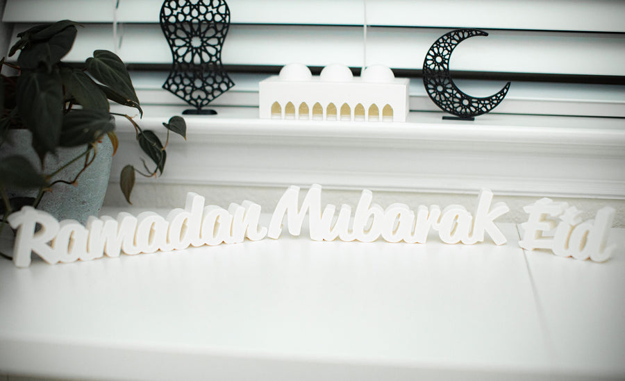 Table Top Sign - Ramadan and Eid Mubarak, Kareem – Taqwa Arts