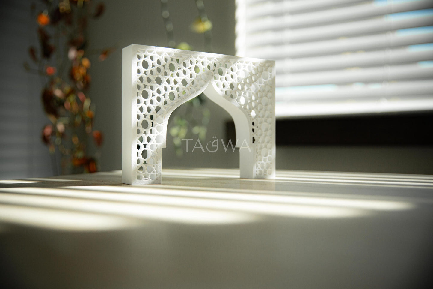 Mini Islamic Arch Mihrab Decor | Geometric Home Decoration | Ramadan & Eid Table Accent