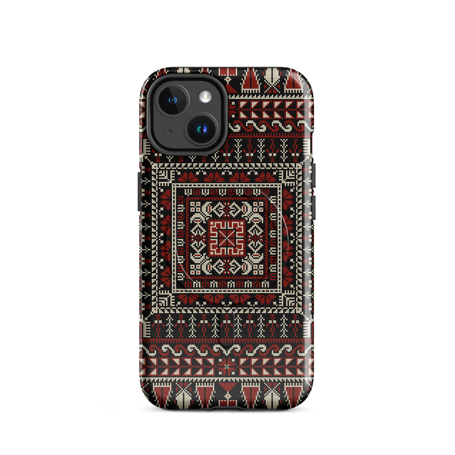 Palestinian Tatreez Embroidery MagSafe® Tough Case for iPhone® – Taqwa Arts
