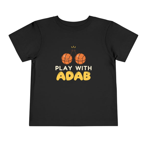 Play With Adab Toddler T-Shirt in Black – AdabStars