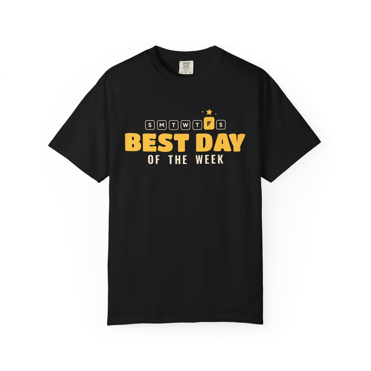 Best Day of the Week Islamic Heavyweight T-Shirt in Black – AdabStars