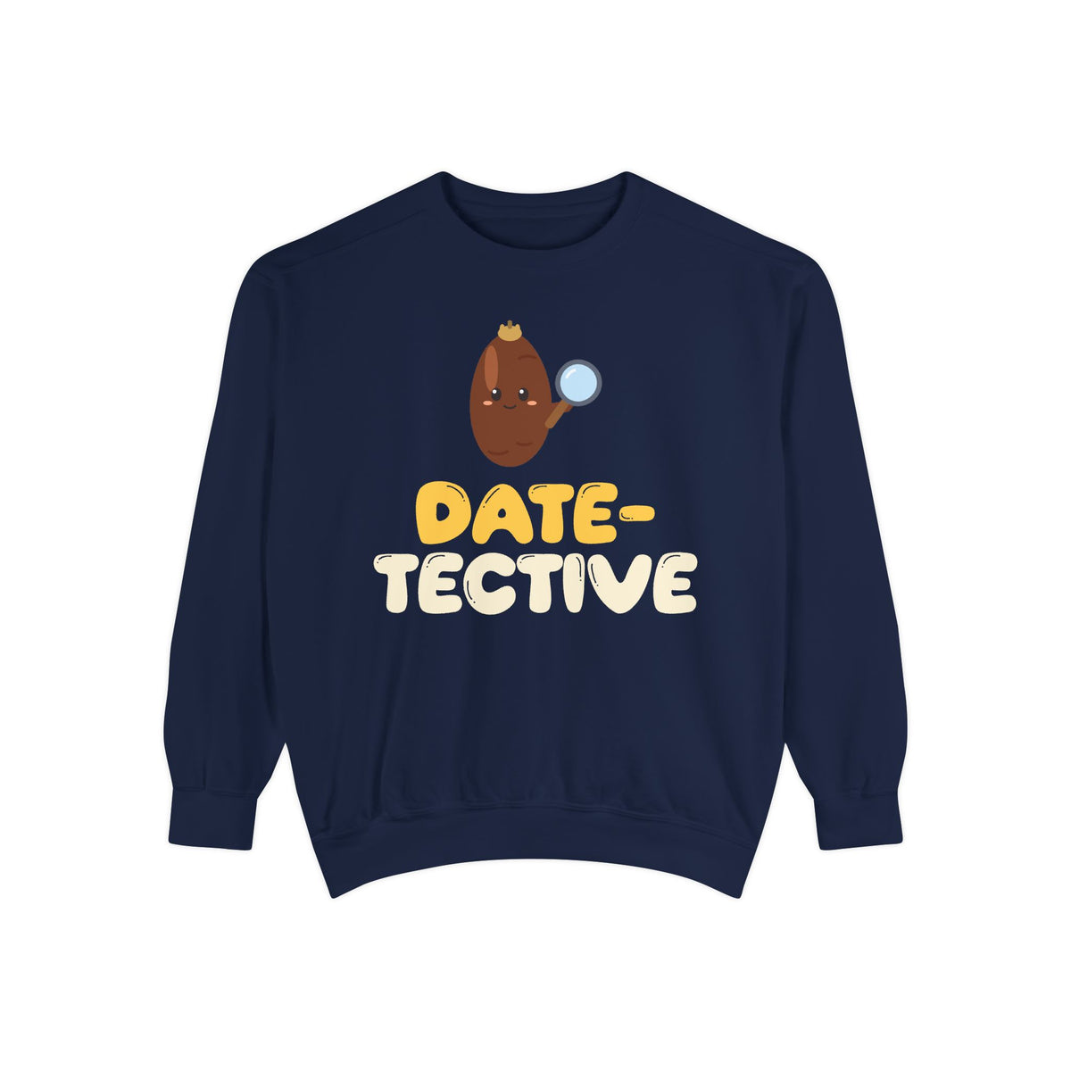 Date Tective Ramadan Sweatshirt | Ramadan Kids Detective Fruit Magnifier Pun | AdabStars Islamic Kids Apparel