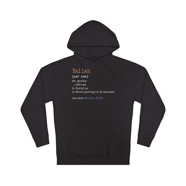 Yallah Definition Hoodie in Black – AdabStars