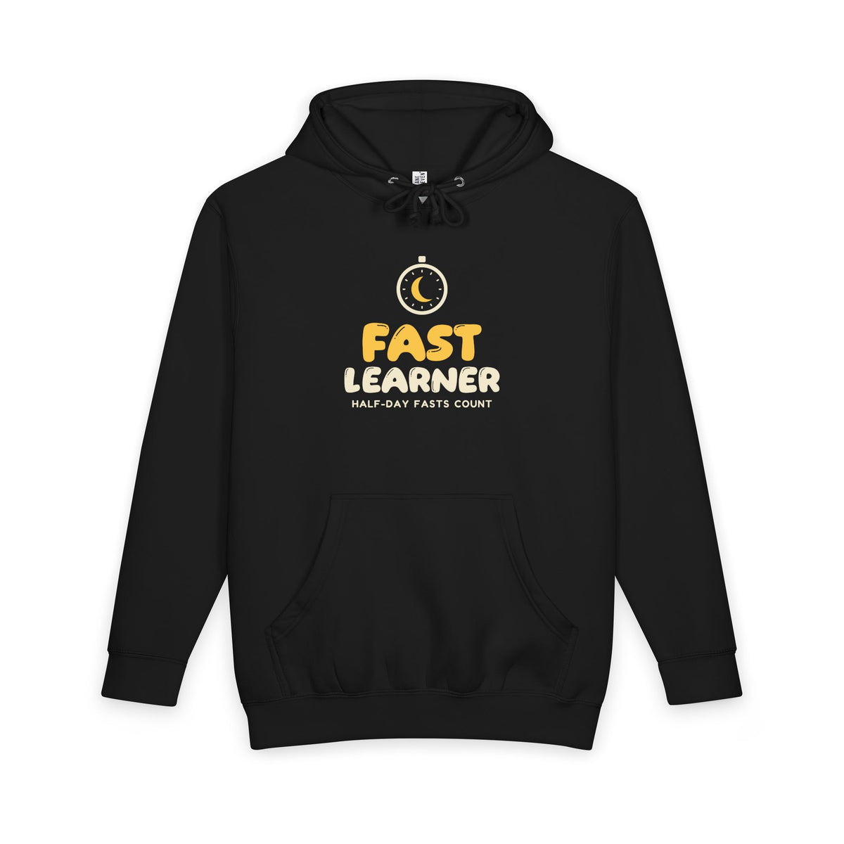 Fast Learner Ramadan Heavyweight Premium Heavyweight Hoodie in Black – AdabStars