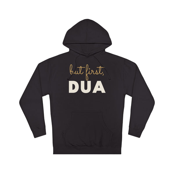 But First, Dua Islamic Hoodie in Black – AdabStars