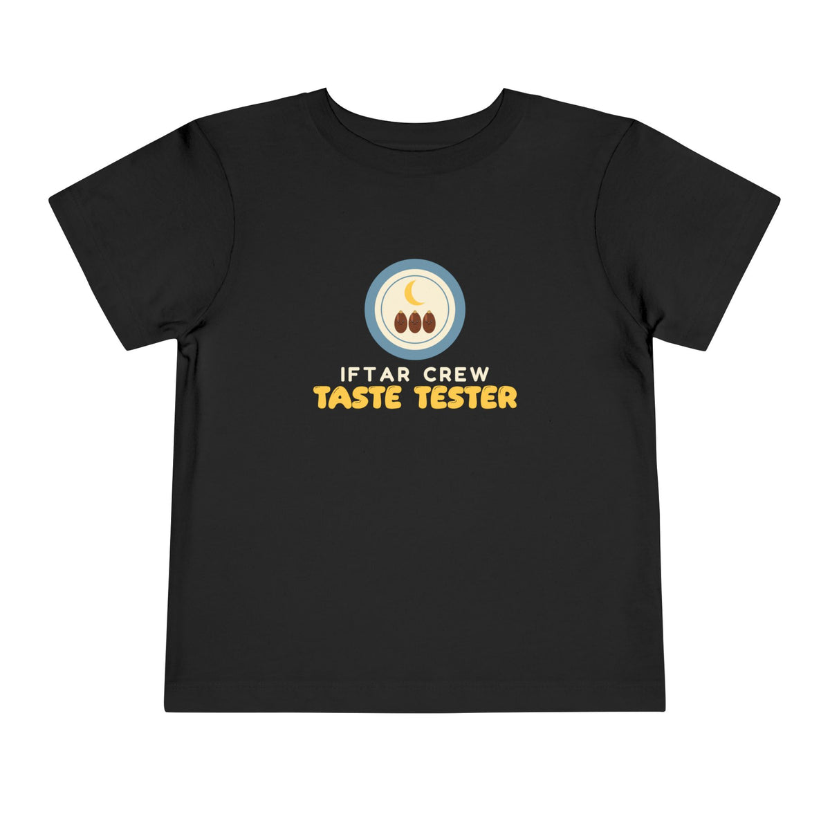 Iftar Crew: Taste Tester Toddler Tee | Crew Taste Tester Ramadan Kids Family Foodie | AdabStars Islamic Kids Apparel