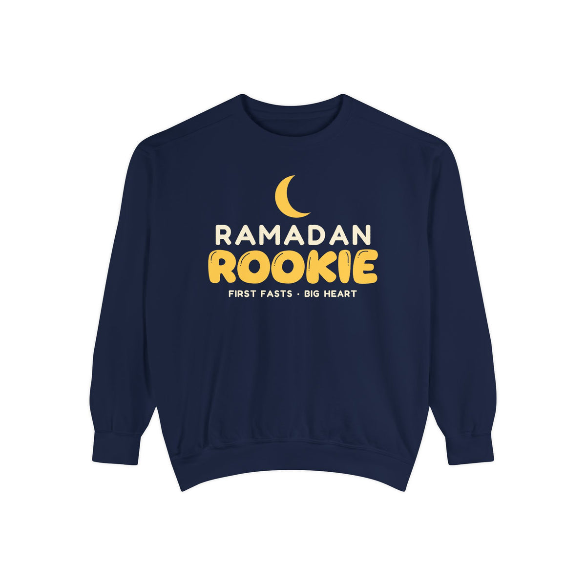 Ramadan Rookie Sweatshirt | Kids First Fasting Crescent Beginner Fast | AdabStars Islamic Kids Apparel