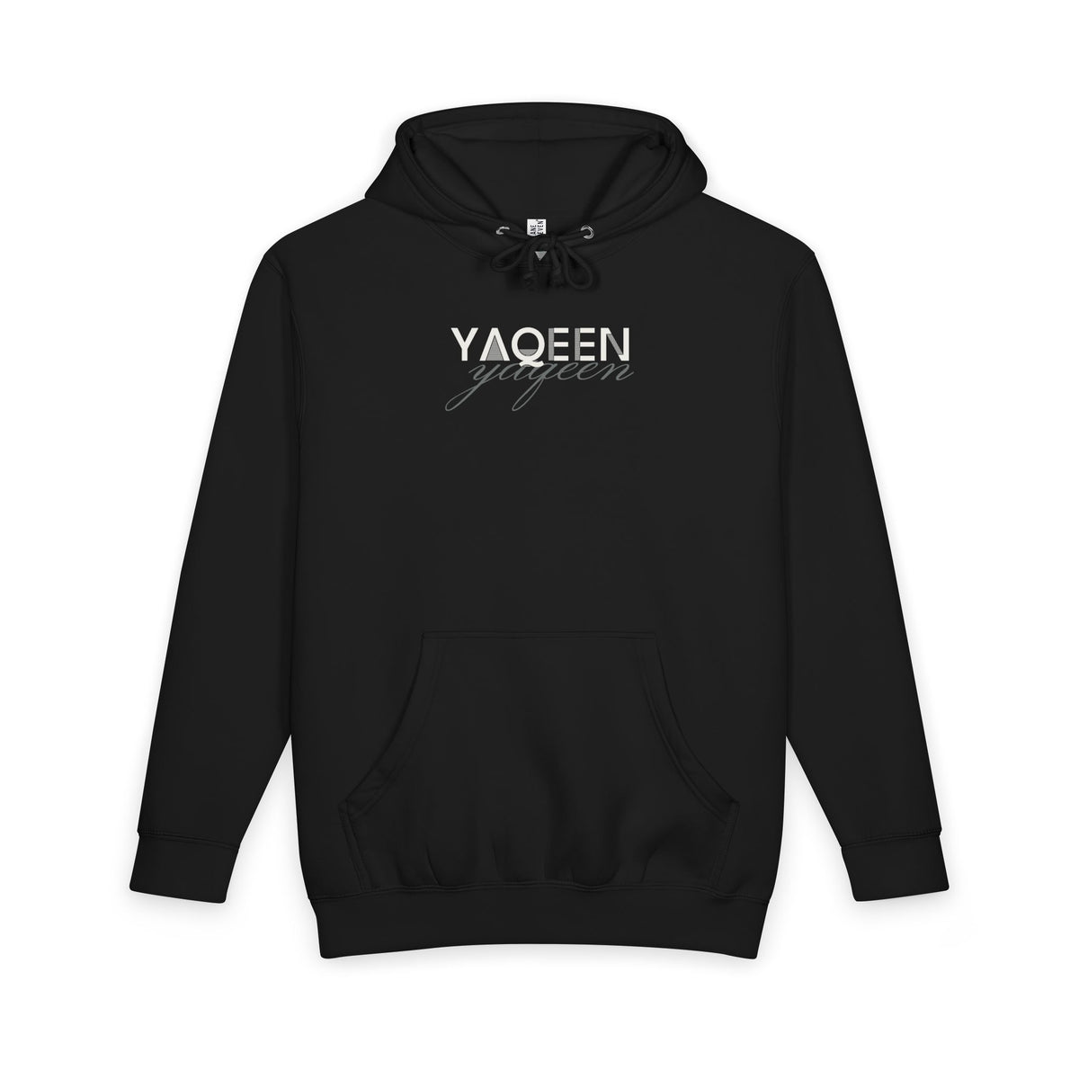 Yaqeen Premium Heavyweight Hoodie in Black – AdabStars