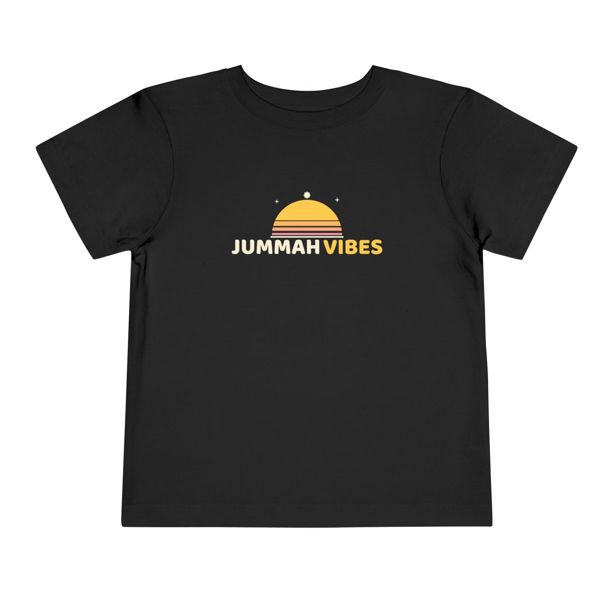 Jummah Vibes Islamic Toddler T-Shirt in Black – AdabStars