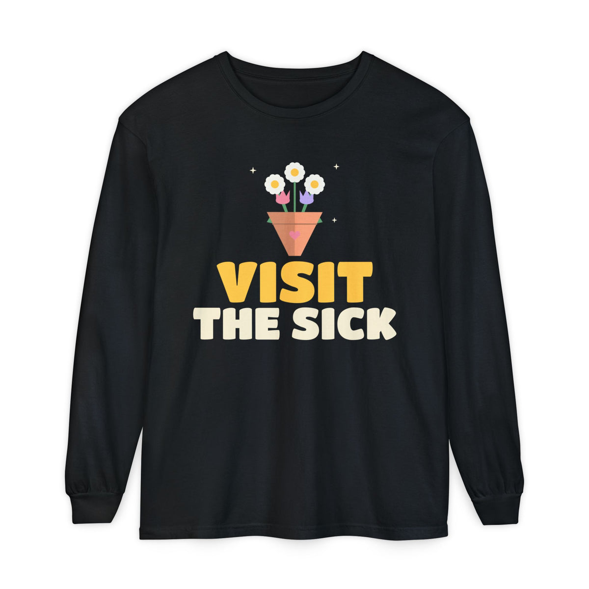Visit the Sick Islamic Heavyweight Long Sleeve Shirt in Black – AdabStars