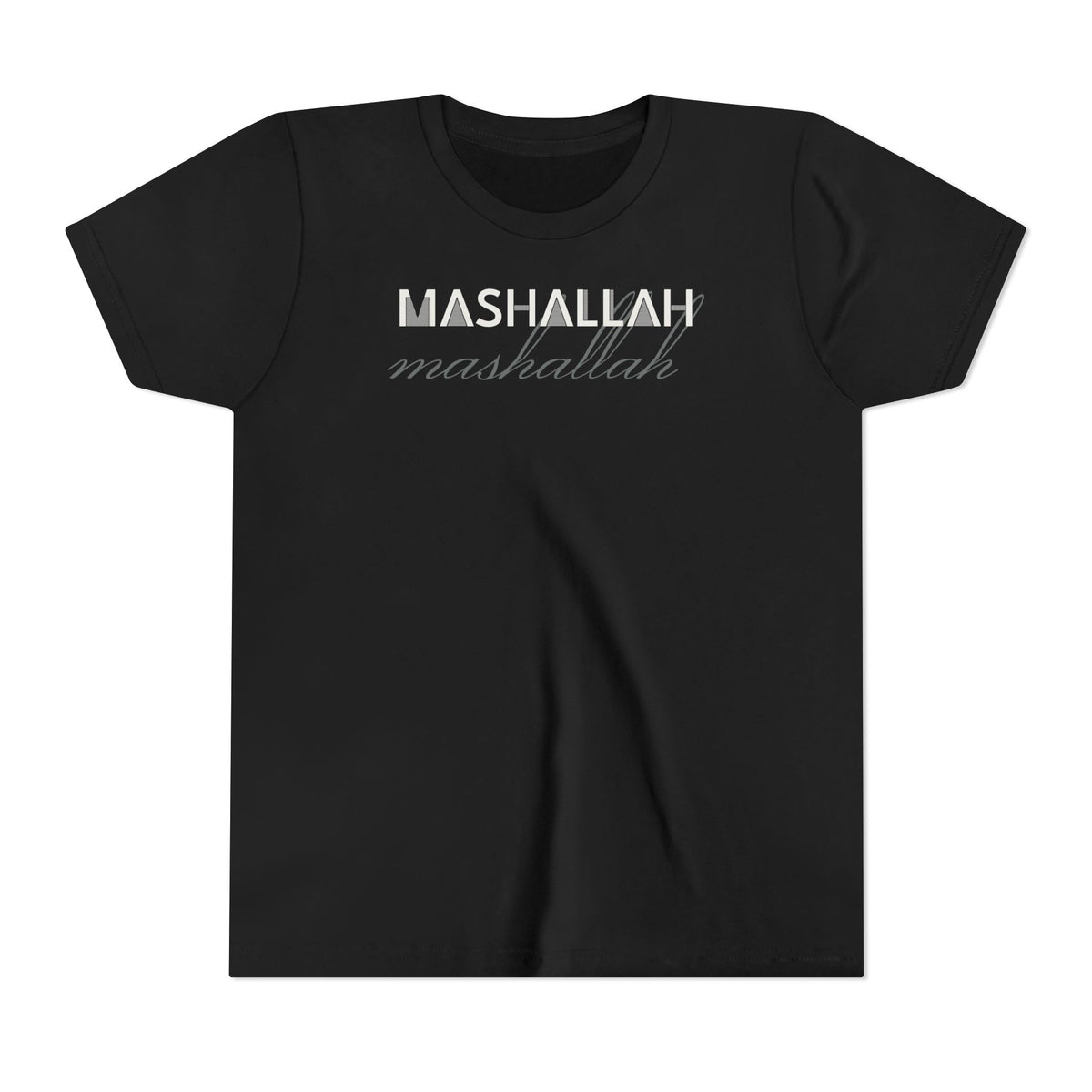Mashallah Islamic Kids T-Shirt in Black – AdabStars