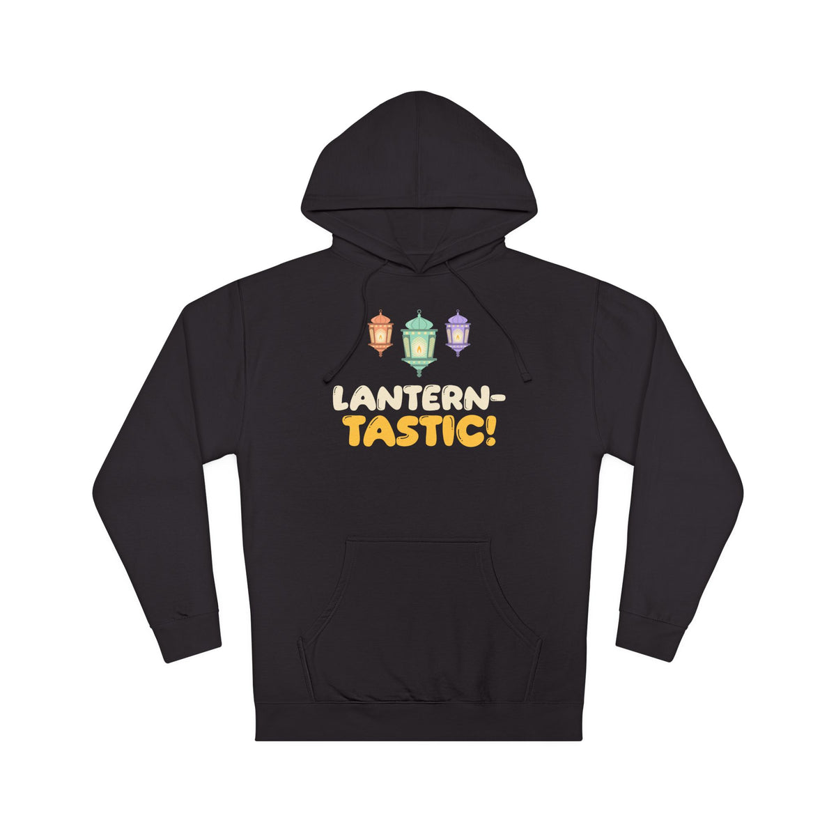 Lantern-Tastic! Ramadan Hoodie | Tastic Ramadan Kids Three Lanterns Fanoos Pun Cute | AdabStars Islamic Kids Apparel