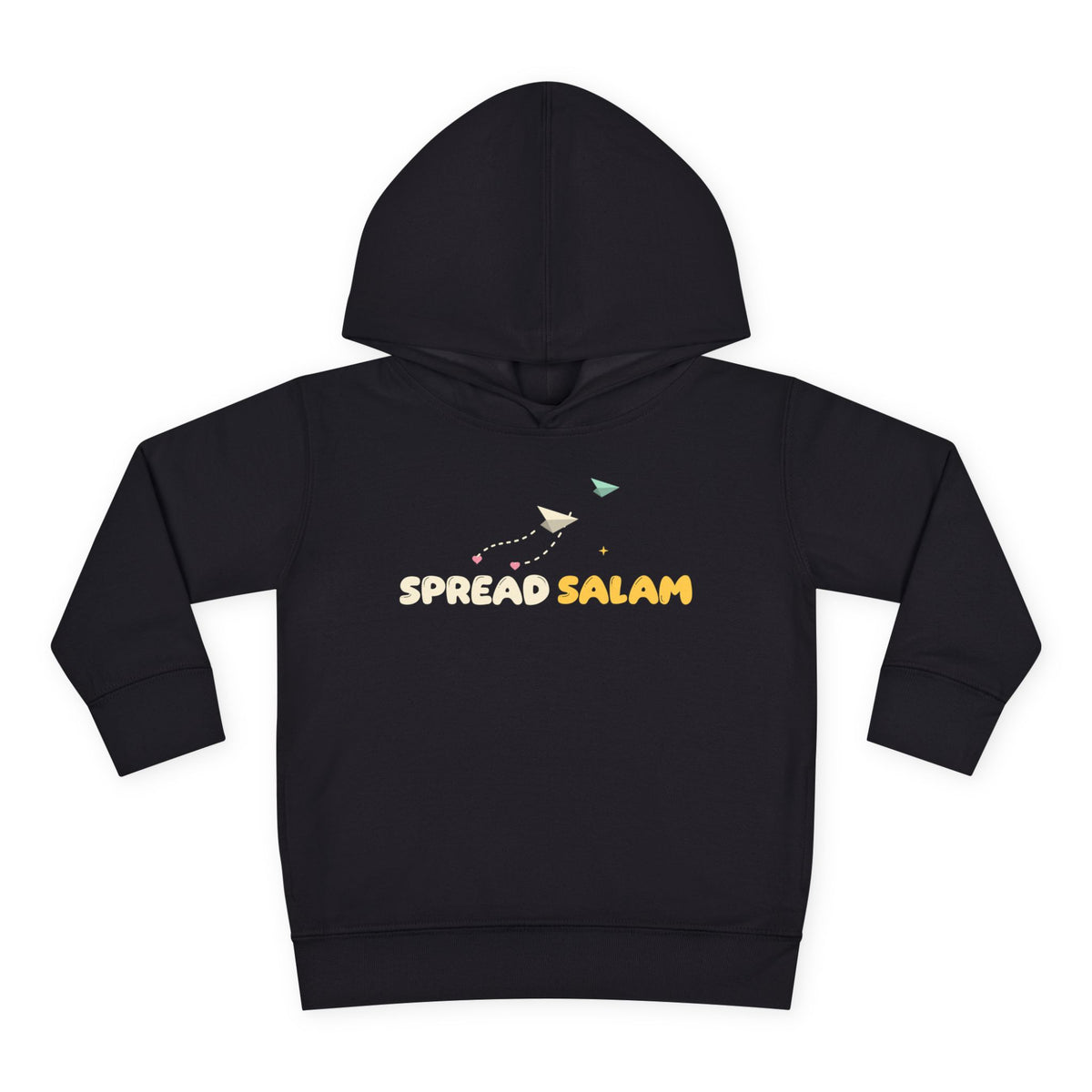 Spread Salam Islamic Toddler Hoodie in Black – AdabStars