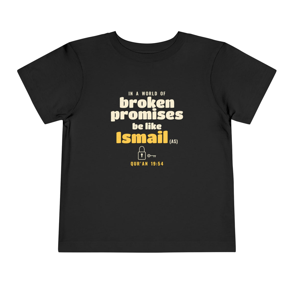 Be Like Ismail (AS) Toddler T-Shirt in Black – AdabStars