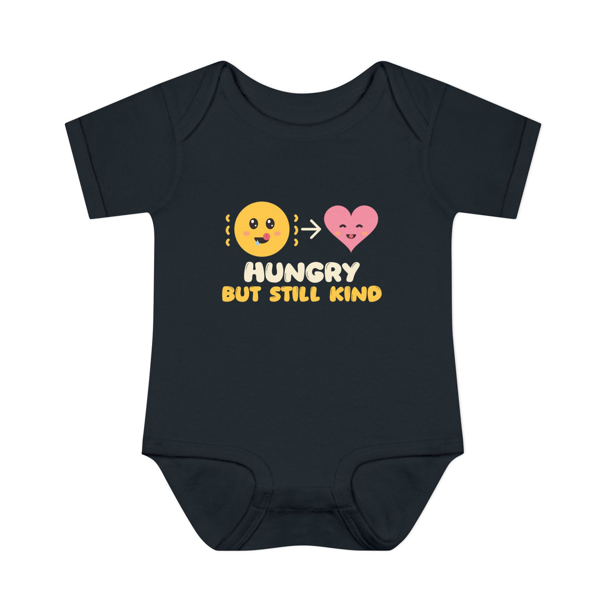 Hungry But Still Kind Ramadan Baby Bodysuit in Black – AdabStars