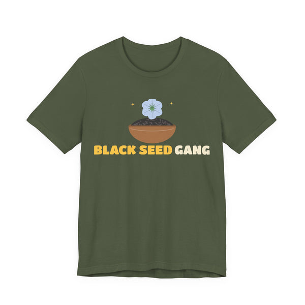 Black Seed Gang Islamic Unisex T-Shirt in Military Green – AdabStars
