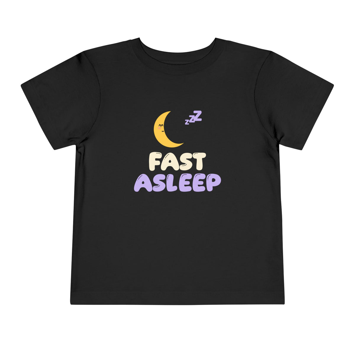 Fast Asleep Toddler Tee | Ramadan Kids Sleepy Moon Pajama Night Pun | AdabStars Islamic Kids Apparel