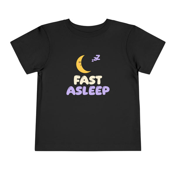 Fast Asleep Toddler T-Shirt in Black – AdabStars