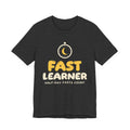 Fast Learner Ramadan Shirt | Ramadan Kids First Fasting Pun Stopwatch | AdabStars Islamic Kids Apparel