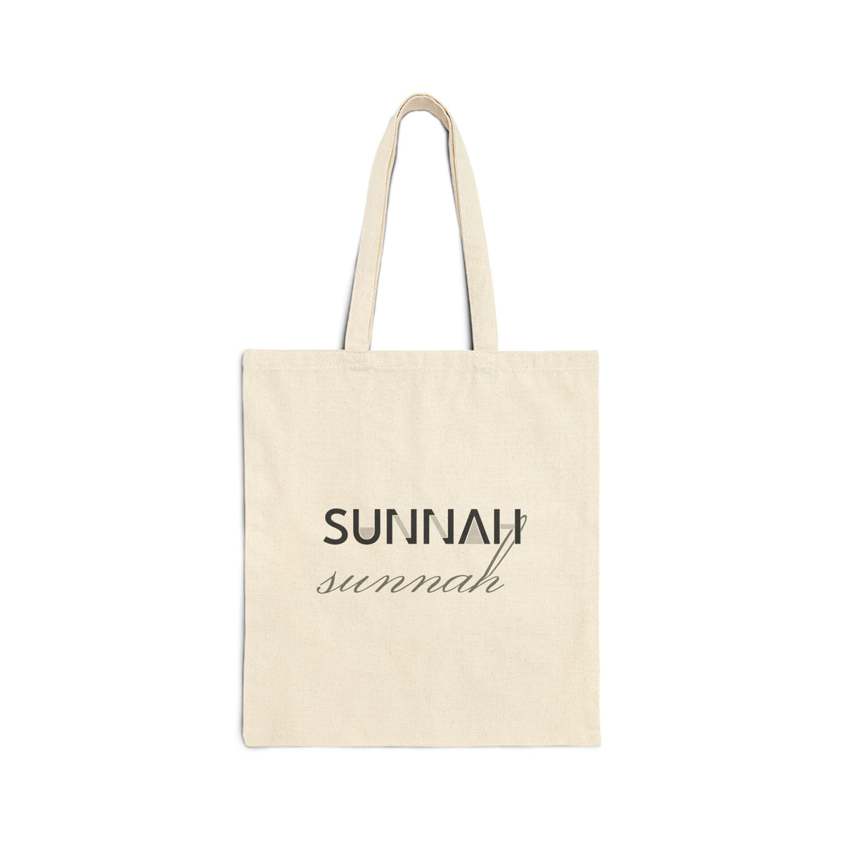 Sunnah Canvas Tote Bag in Natural, double-sided print – AdabStars