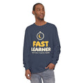 Fast Learner Ramadan Long Sleeve Shirt | Ramadan Kids First Fasting Pun Stopwatch | AdabStars Islamic Kids Apparel