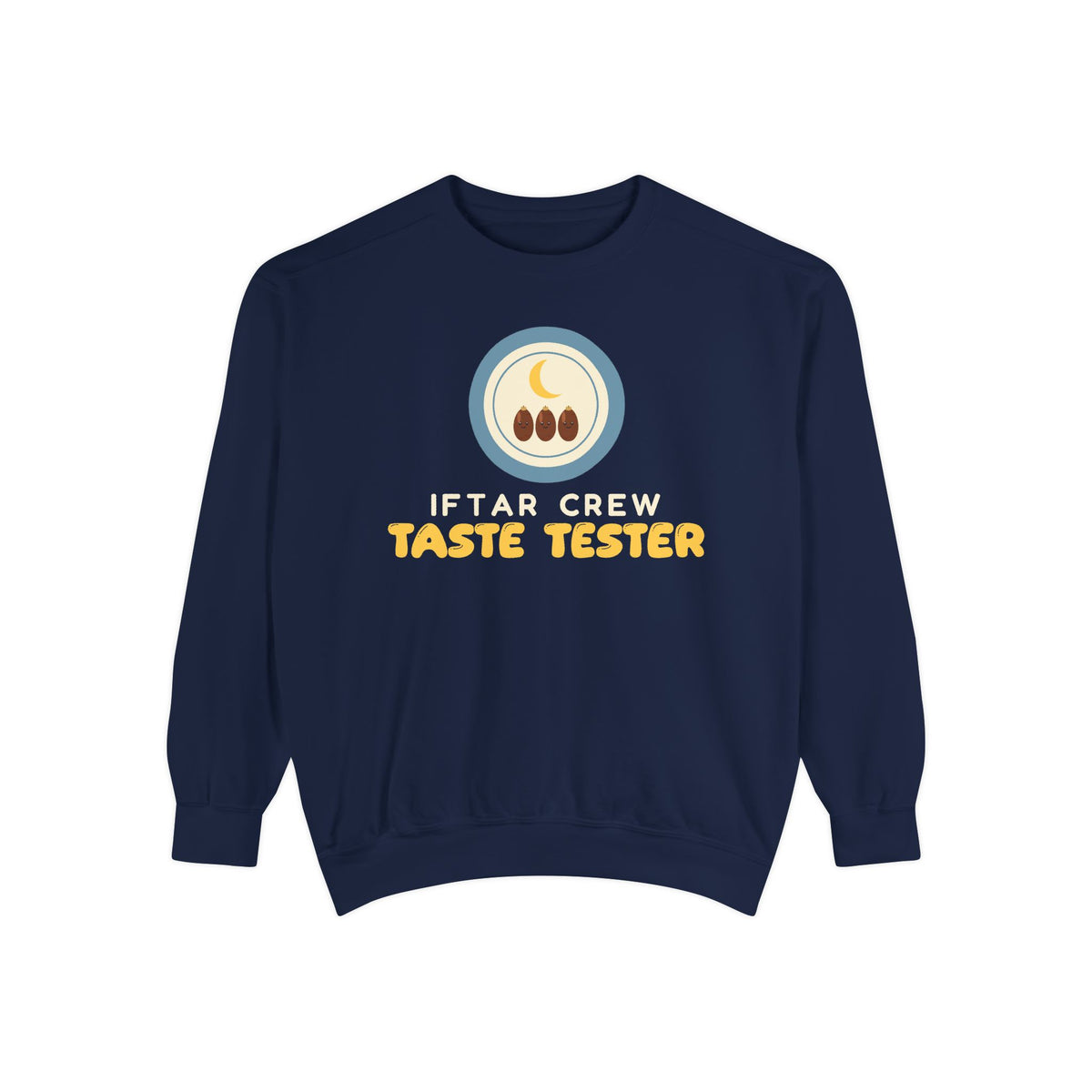 Iftar Crew: Taste Tester Sweatshirt | Crew Taste Tester Ramadan Kids Family Foodie | AdabStars Islamic Kids Apparel