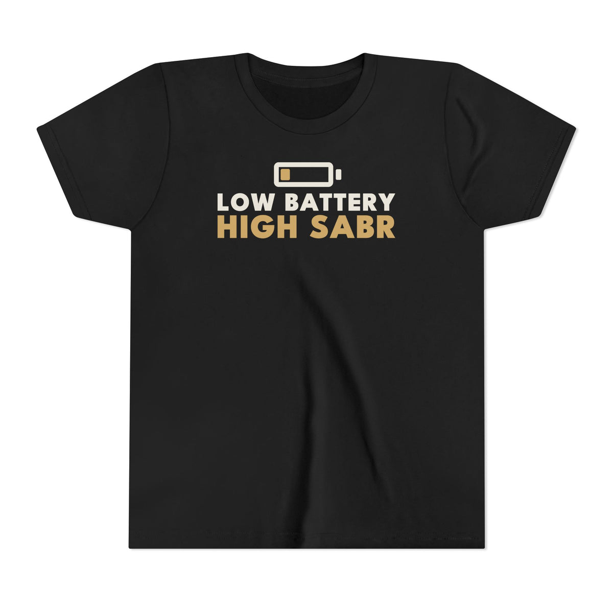 Low Battery, High Sabr Islamic Kids T-Shirt in Black – AdabStars