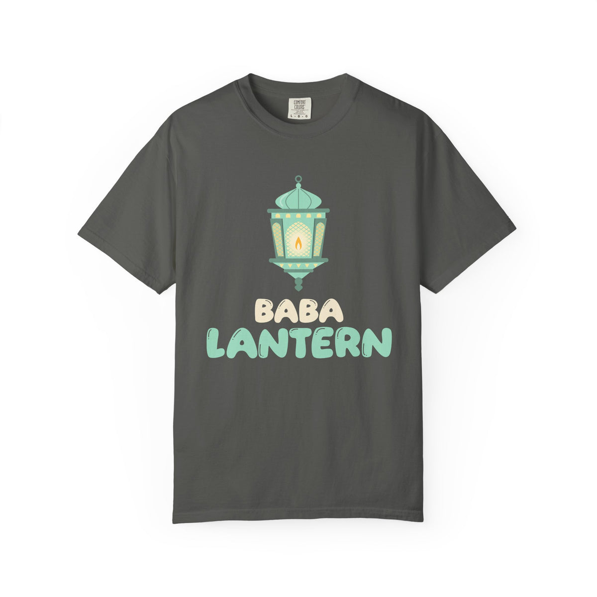 Baba Lantern Ramadan Heavyweight Tee | Ramadan Dad Matching Family Lanterns Eid | AdabStars Islamic Apparel