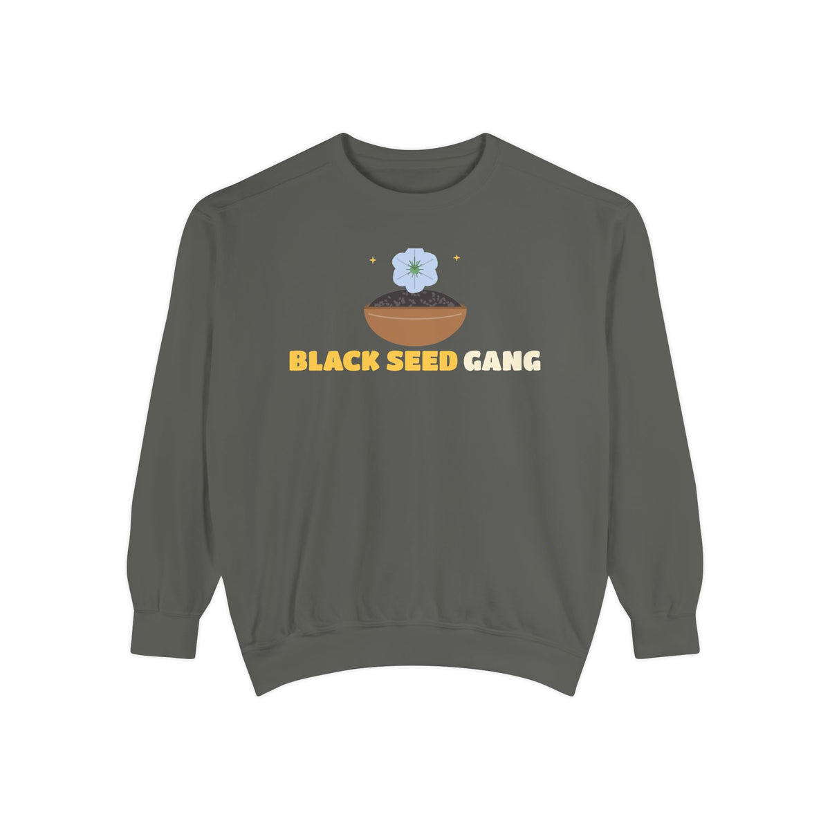 Black Seed Gang Islamic Premium Sweatshirt in Pepper – AdabStars
