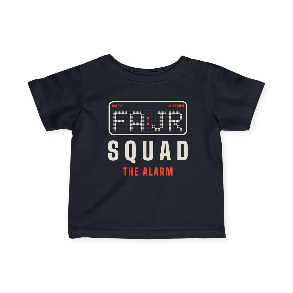 Fajr Squad: The Alarm Islamic Baby T-Shirt in Black – AdabStars