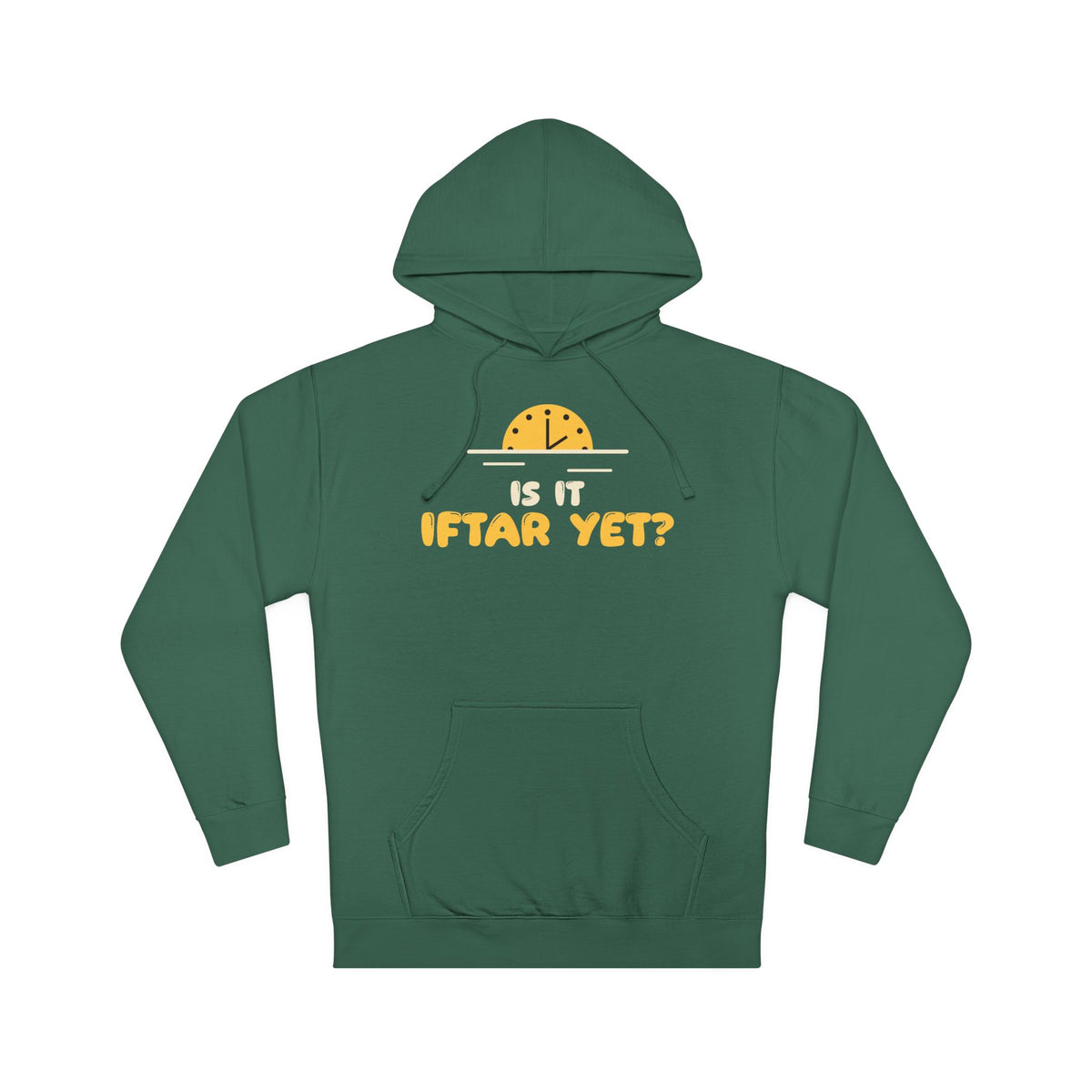 Is It Iftar Yet? Ramadan Hoodie | Ramadan Kids Sunset Countdown Fasting | AdabStars Islamic Apparel