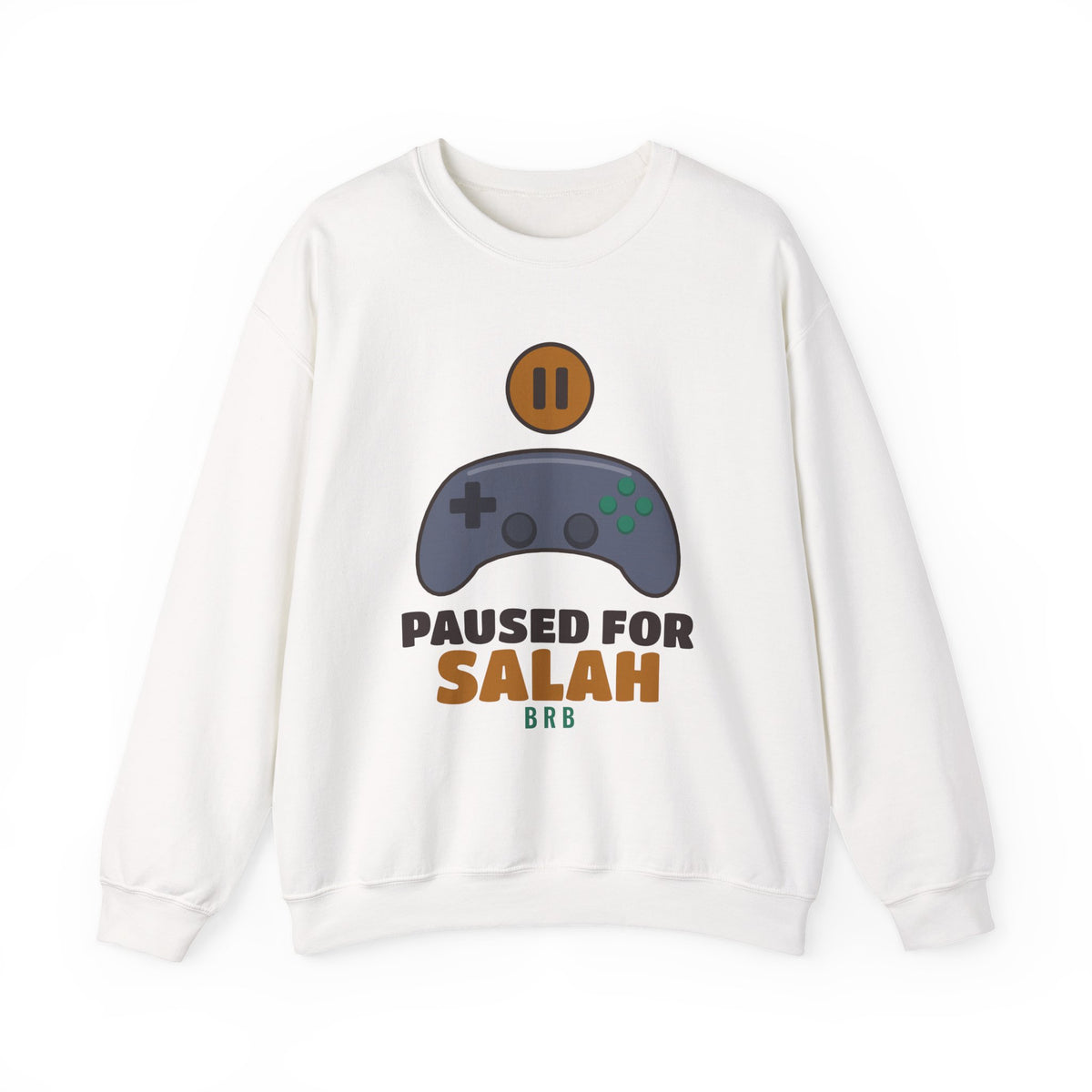 Paused for Salah Islamic Crewneck Sweatshirt – AdabStars