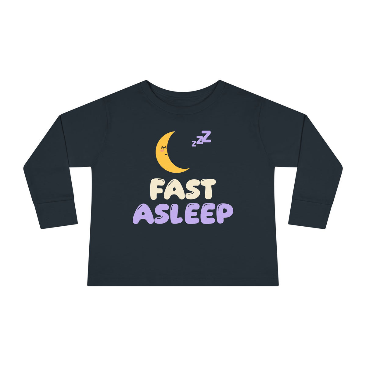 Fast Asleep Toddler Toddler Long Sleeve Shirt in Black – AdabStars
