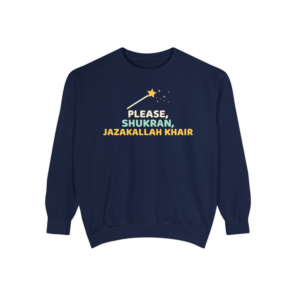 Magic Words Ramadan Sweatshirt | Adab Kids Magic Words Please Shukran Jazakallah Khair | AdabStars Islamic Kids Apparel