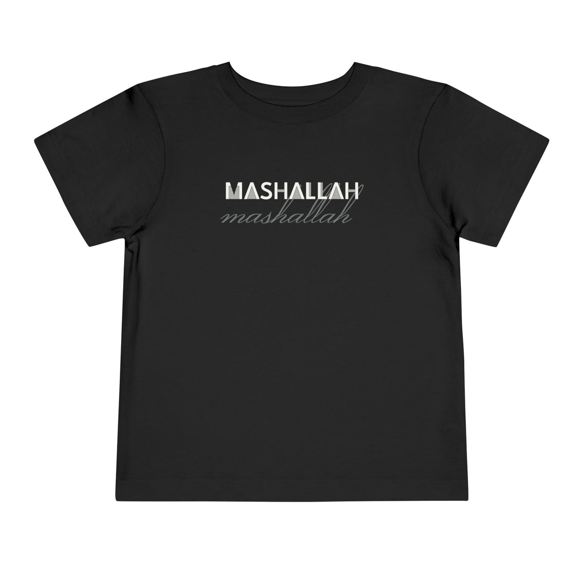 Mashallah Islamic Toddler T-Shirt in Black – AdabStars