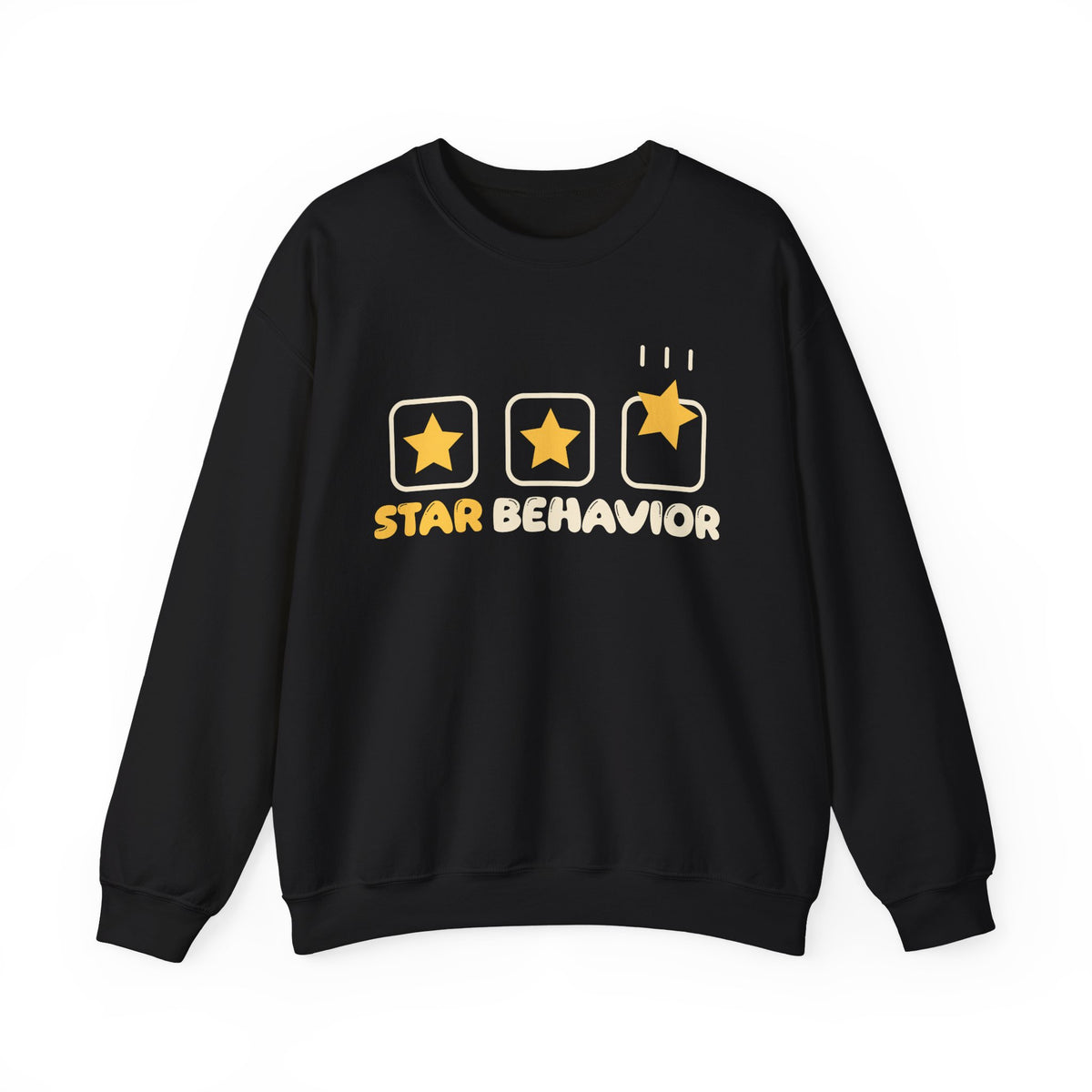 Star Behavior Islamic Crewneck Sweatshirt in Black – AdabStars