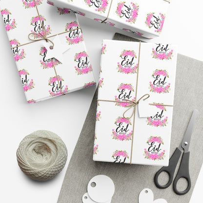 Wrapping Paper - Eid Mubarak Floral Gift Wrap Papers