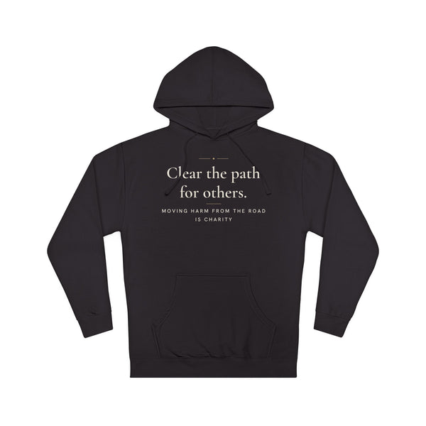Clear the path for others Hoodie in Black – AdabStars