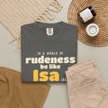Be Like Isa (AS) Heavyweight Tee, Front Print | Prophet Isa (Jesus) Gentleness Story | AdabStars