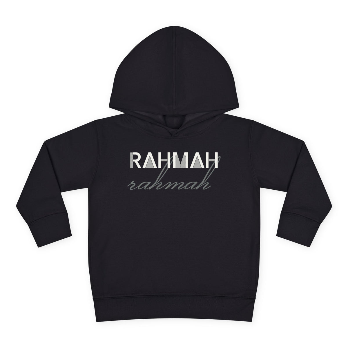 Rahmah Islamic Toddler Hoodie in Black – AdabStars