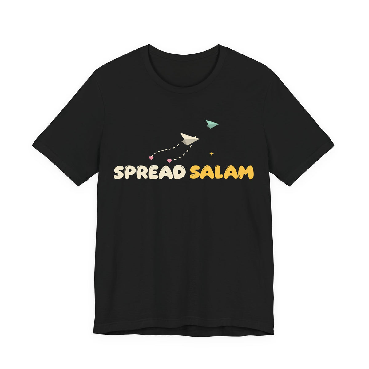 Spread Salam Islamic Unisex T-Shirt in Black – AdabStars