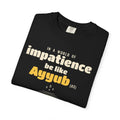 Be Like Ayyub (AS) Heavyweight Tee, Front Print | Prophet Ayyub (Job) Patience Story | AdabStars
