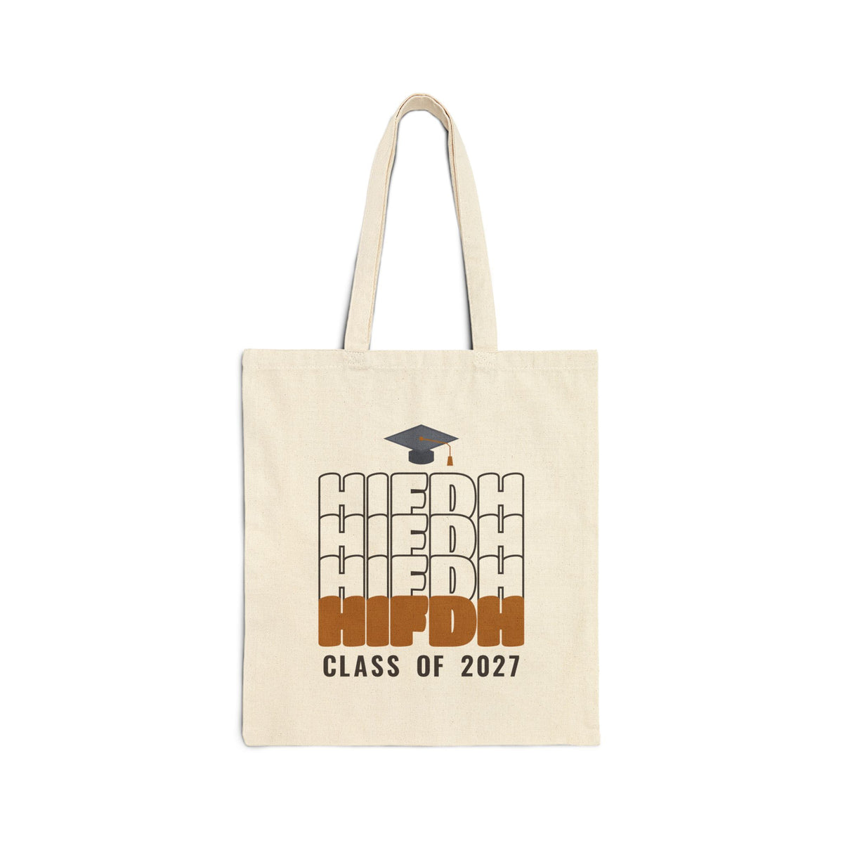 Hifdh Class of 2027 Islamic Canvas Tote Bag in Natural, one-sided print – AdabStars