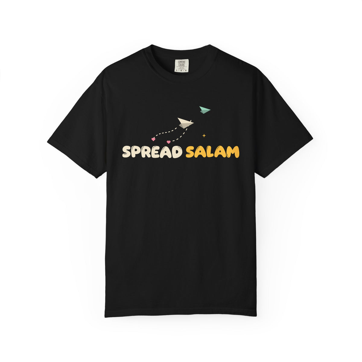Spread Salam Islamic Heavyweight T-Shirt in Black – AdabStars