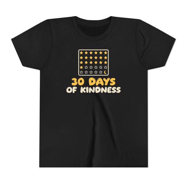 30 Days Of Kindness Kids T-Shirt in Black – AdabStars
